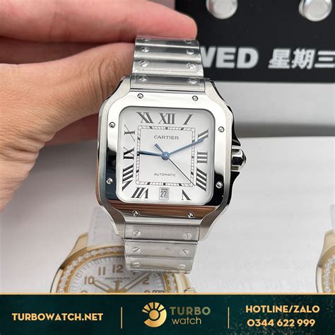 cartier santos 100 original vs replica|cartier santos look.